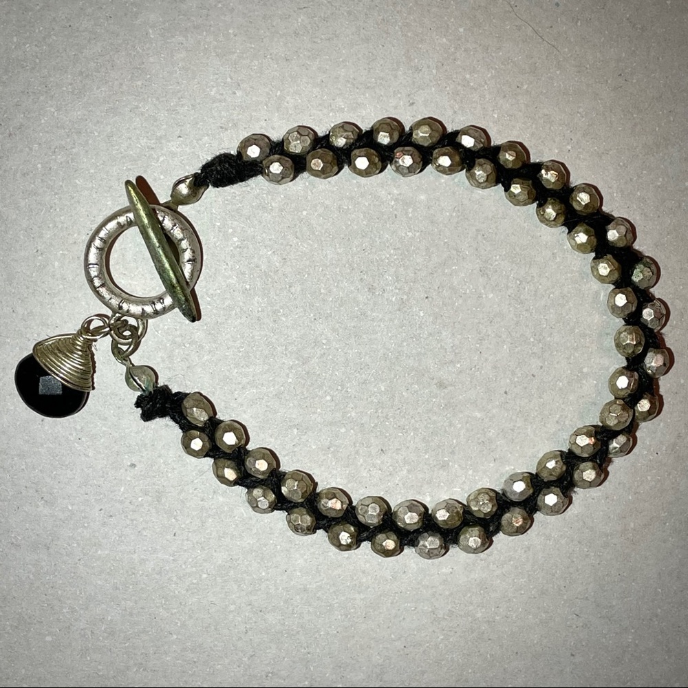 Silver Beaded Bracelet